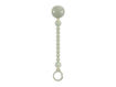 Immagine di Suavinex clip portaciuccio in silicone morbido Colour Essence verde - Portaciuccio e catenelle