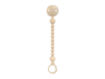 Immagine di Suavinex clip portaciuccio in silicone morbido Colour Essence beige - Portaciuccio e catenelle
