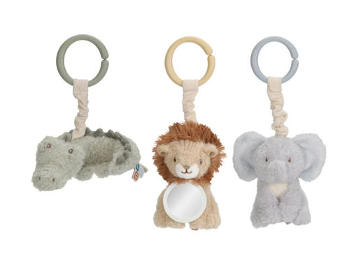 Immagine di Little Dutch set di 3 giochi pendenti Safari Friends - Peluches