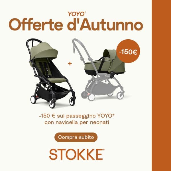 YOYO³ Duo con Bassinet: sconto 150€ — Offerte d'Autunno Stokke