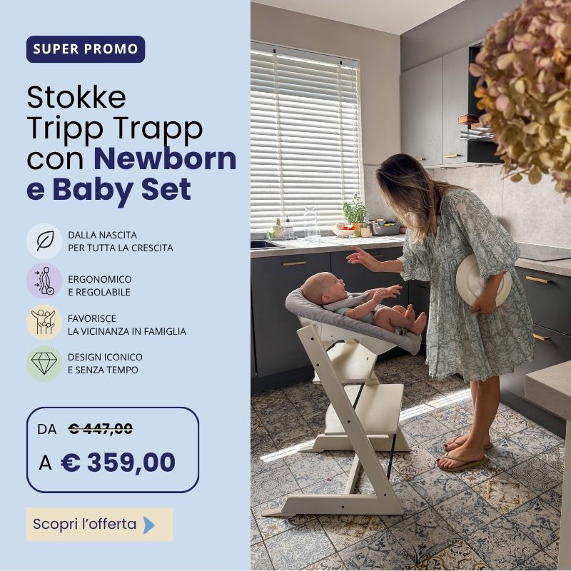 Stokke Tripp Trapp con Newborn e Baby Set