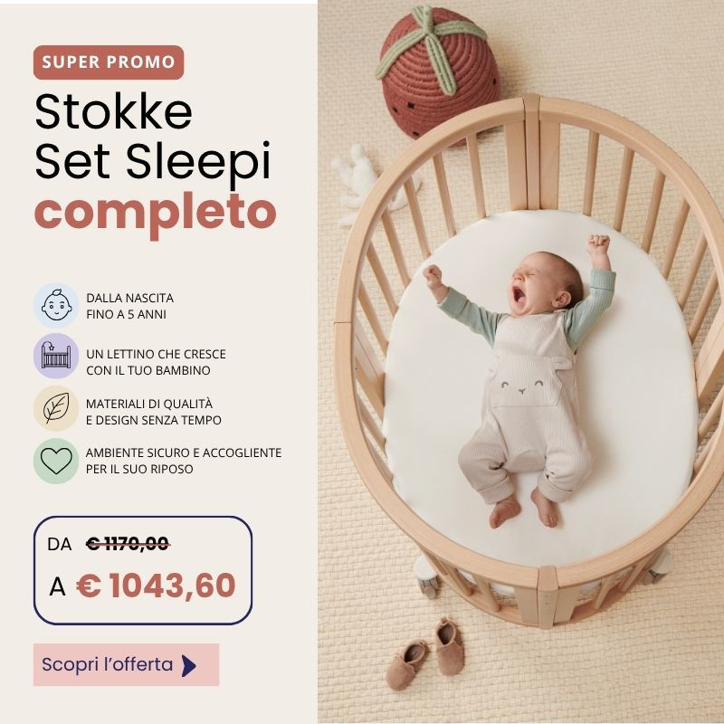 Stokke Sleepi: set completo culla e lettino